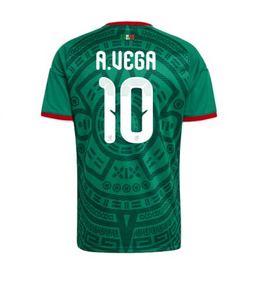 Mexiko Alexis Vega #10 Hemmatröja VM 2026 Kortärmad